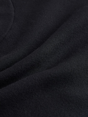 Black EDIT Relaxed Fit Short Sleeve Premium Knitted Crew T-Shirt - Image 6 of 7