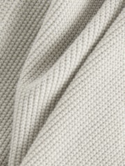 Grey Long Sleeve Zip Neck Knitted Polo Shirt (3-16yrs) - Image 3 of 4