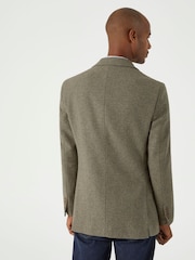 Verde - Chaqueta a medida con efecto tweed Ingram de Skopes - Imagen 2 de 5