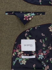 Verde - Chaqueta a medida con efecto tweed Ingram de Skopes - Imagen 5 de 5
