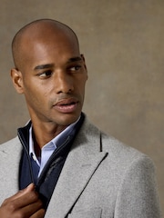 Skopes Grey Tailored Fit Tweed Effect Ingram Jacket - Image 4 of 5