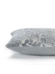 Laura Ashley Steel Peacock Damask Cushion - Image 4 of 4