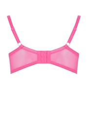 Yours Curve Pink Mesh Underwired Bras 3 Pack - Image 10 of 11