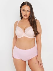Yours Curve Pink Mesh Underwired Bras 3 Pack - Image 6 of 11