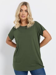 Yours Curve Pink Core Short Sleeve T-Shirts 3 Pack - Image 2 of 9
