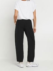 PixieGirl Petite Black Tailored Barrel Button Trousers - Image 3 of 5