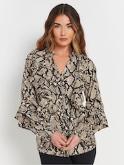 Long Tall Sally Natural Frilled Shirt - Image 1 of 5