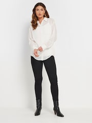 Long Tall Sally Natural Georgette Sheer Shirt - Image 2 of 5