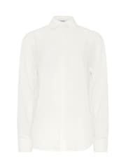 Long Tall Sally Natural Georgette Sheer Shirt - Image 5 of 5