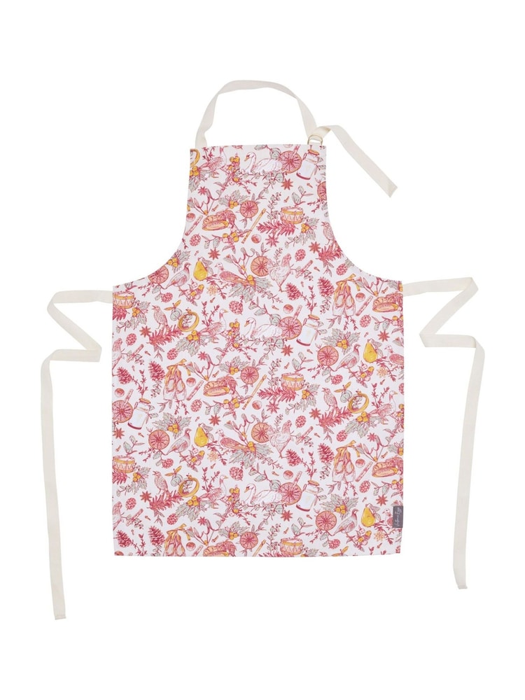 Victoria Eggs Red Twelve Days of Christmas Apron - Image 4 of 4