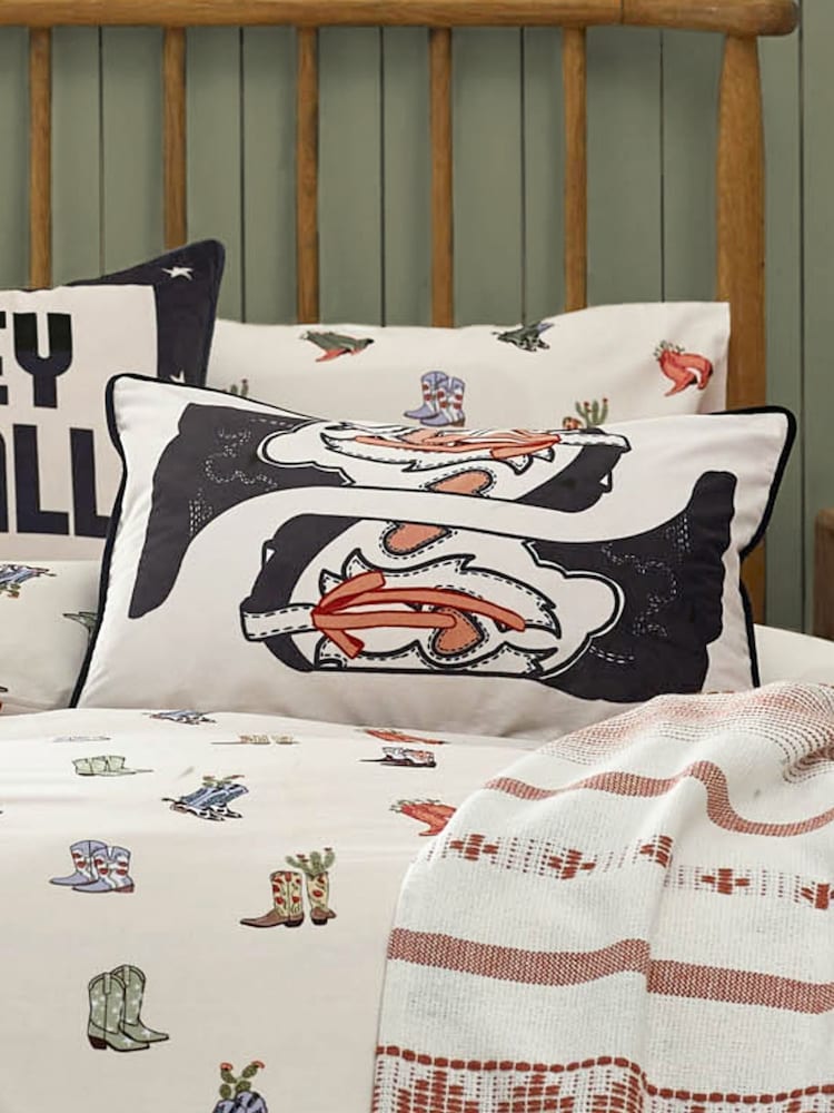 heya home Multicolour Cowboy Boots Cushion - Image 1 of 6