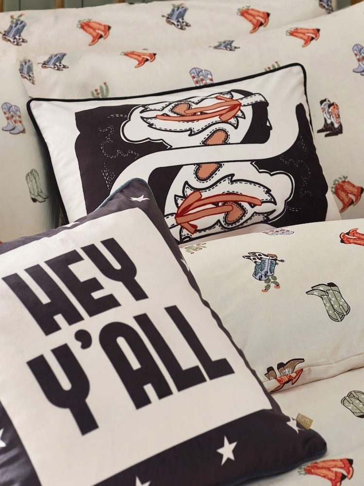 heya home Multicolour Cowboy Boots Cushion - Image 6 of 6