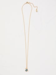 FatFace Gold Tone Turtle Necklace - Image 1 of 2