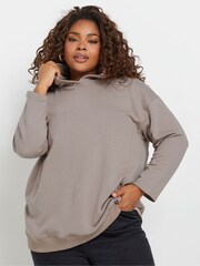 Yours Curve Oversized 100% Cotton Hanorac cu glugă - Imaginea 1 din 5