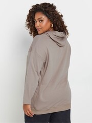 Yours Curve Oversized 100% Cotton Hanorac cu glugă - Imaginea 3 din 5