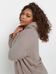 Yours Curve Oversized 100% Cotton Hanorac cu glugă - Imaginea 4 din 5