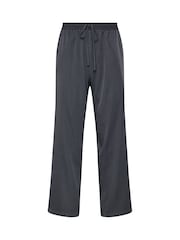 PixieGirl Petite Grey Tie Waist Wide Leg Trousers - Image 5 of 5