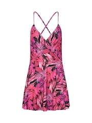 Long Tall Sally Tropical Badeanzug mit Rock - Bild 5 von 6