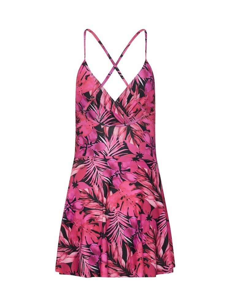 Long Tall Sally Tropical Badeanzug mit Rock - Bild 6 von 6
