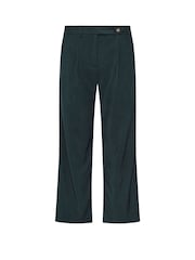 PixieGirl Petite Navy Blue Tailored Tab Wide Leg Trousers - Image 5 of 5