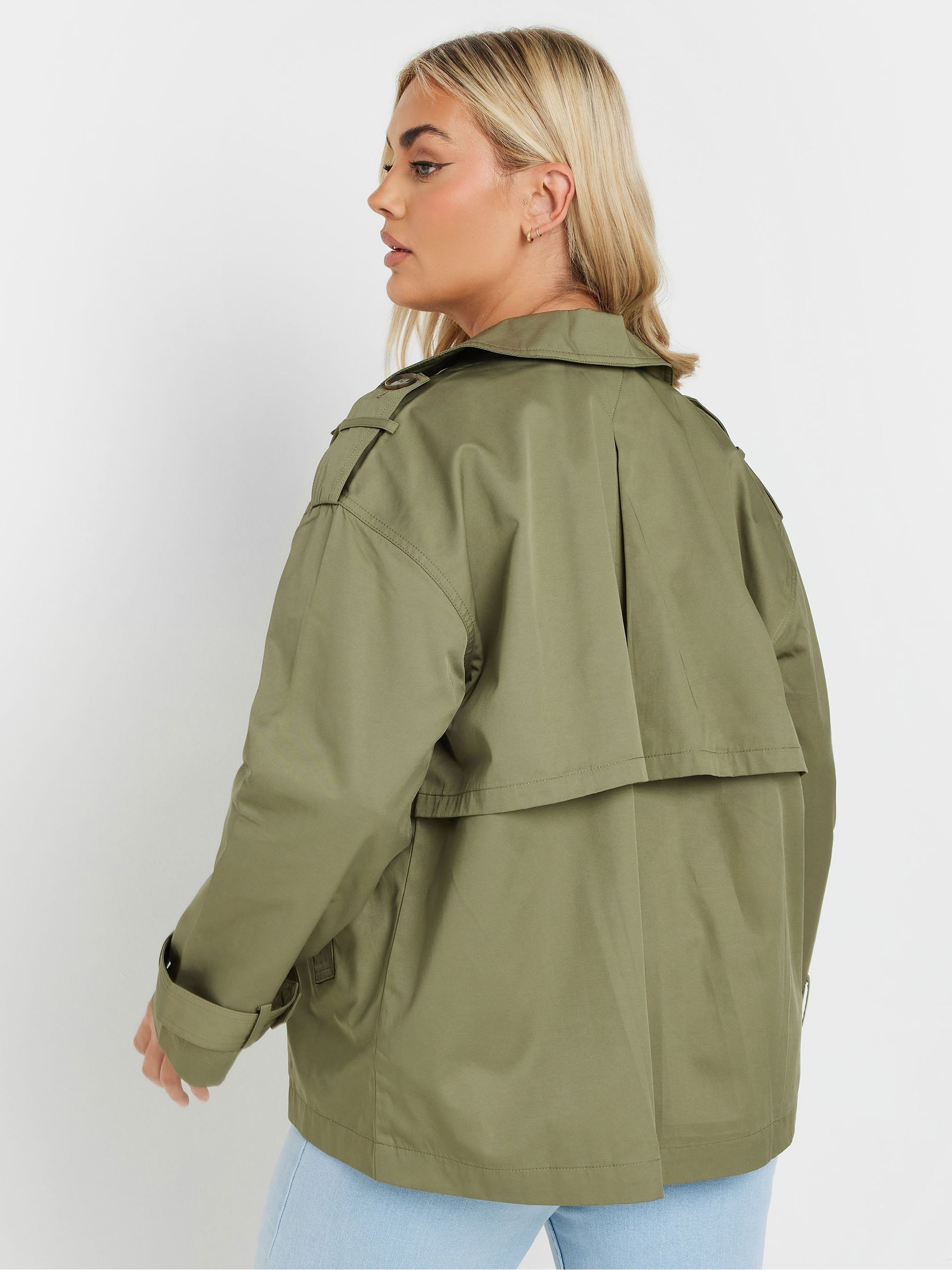 ジャケット・アウター 2024AW Short Trench Jacket size xs Amazon.com: Women's Short Trench Jacket Lapel Long Sleeve Fall