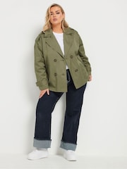 Yours Curve Short Trench Coat - Imagen 5 de 8