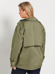 Yours Curve Short Trench Coat - Imagen 6 de 8
