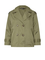 Yours Curve Short Trench Coat - Imagen 8 de 8