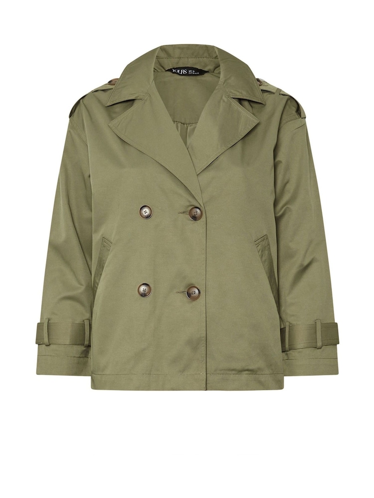 Yours Curve Short Trench Coat - Imagen 8 de 8
