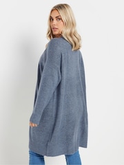 Yours Curve Blue Soft Handle Midi Cardigan - Image 3 of 5