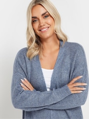 Yours Curve Blue Soft Handle Midi Cardigan - Image 4 of 5