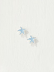 FatFace Blue Starfish Stud - Image 1 of 2