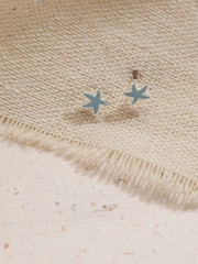 FatFace Blue Starfish Stud - Image 2 of 2