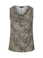 Yours Curve Green Limited Snake Top - Image 6 of 6