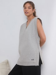 self. Grey Sweatshirt Tank Top - Image 3 of 10