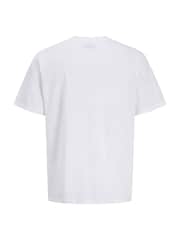 JACK & JONES White 100% Cotton OASIS Guitar T-Shirt - Image 2 of 4
