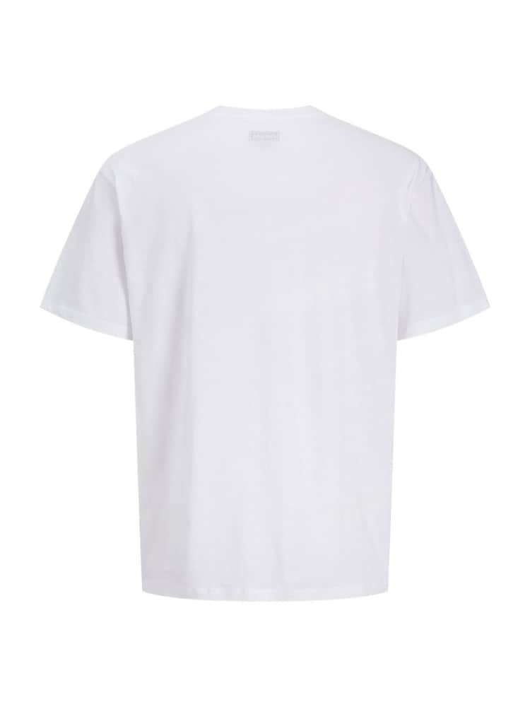 JACK & JONES White 100% Cotton OASIS Guitar T-Shirt - Image 2 of 4