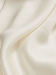 Blanco - Vestido largo de novia de satén duquesa Clemence Atelier de Reiss - Imagen 6 de 7