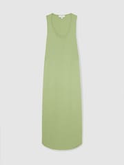Reiss Green Peyton Jersey Knit Maxi Dress - Image 2 of 5
