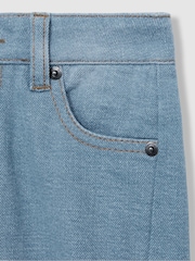 Reiss Blue Briar Patchwork Two-Tone Denim Jeans - Image 4 of 4