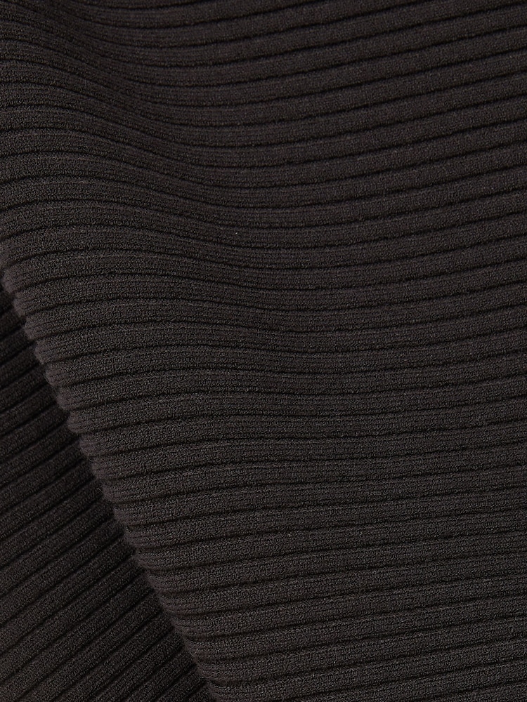 Schokoladenbraun - Reiss Lorna Asymmetric Draped Knitted Jumper - Bild 5 von 5 Schokoladenbraun - Reiss Lorna Asymmetric Draped Knitted Jumper - Bild 5 von 5
