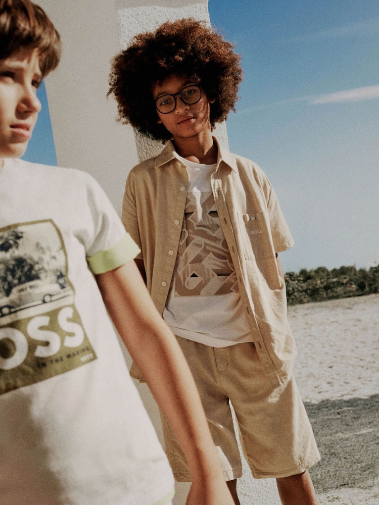 BOSS Natural Chino Occasion Shorts - Image 2 of 6