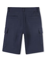BOSS Blue Cargo Pocket Chino Shorts - Image 2 of 2