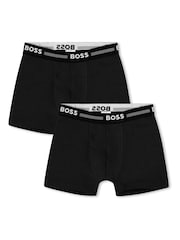 BOSS Black Logo Boxers 2 Pack - Image 1 of 6