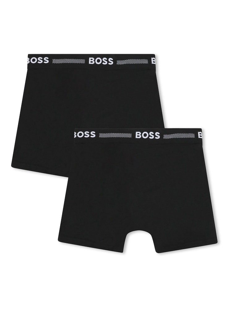 BOSS Black Logo Boxers 2 Pack - Image 2 of 6