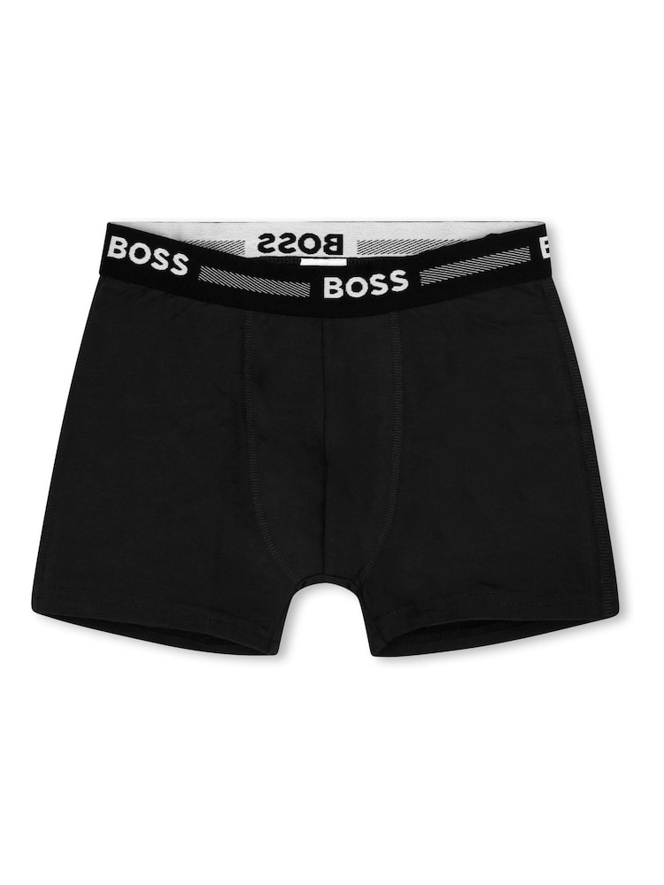 BOSS Black Logo Boxers 2 Pack - Image 3 of 6