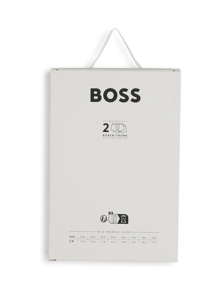 BOSS Black Logo Boxers 2 Pack - Image 6 of 6