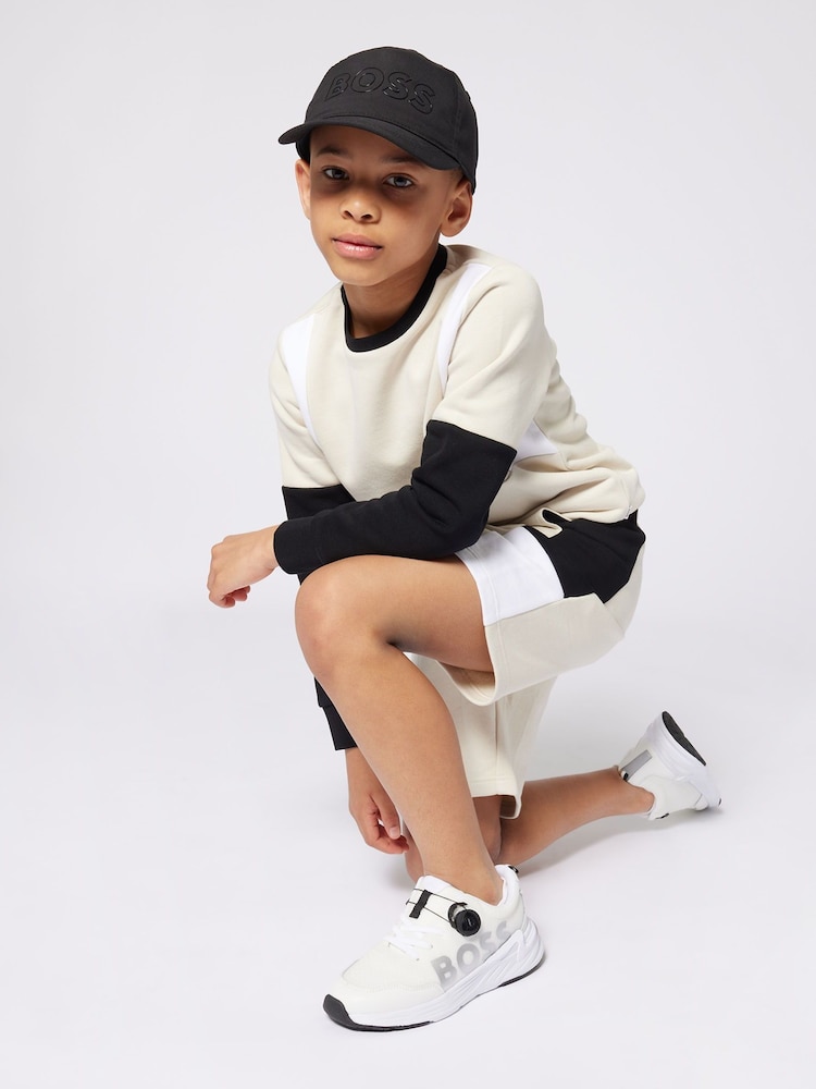 BOSS Colourblock Panel Logo Jersey Shorts - Bild 1 von 4 BOSS Colourblock Panel Logo Jersey Shorts - Bild 1 von 4
