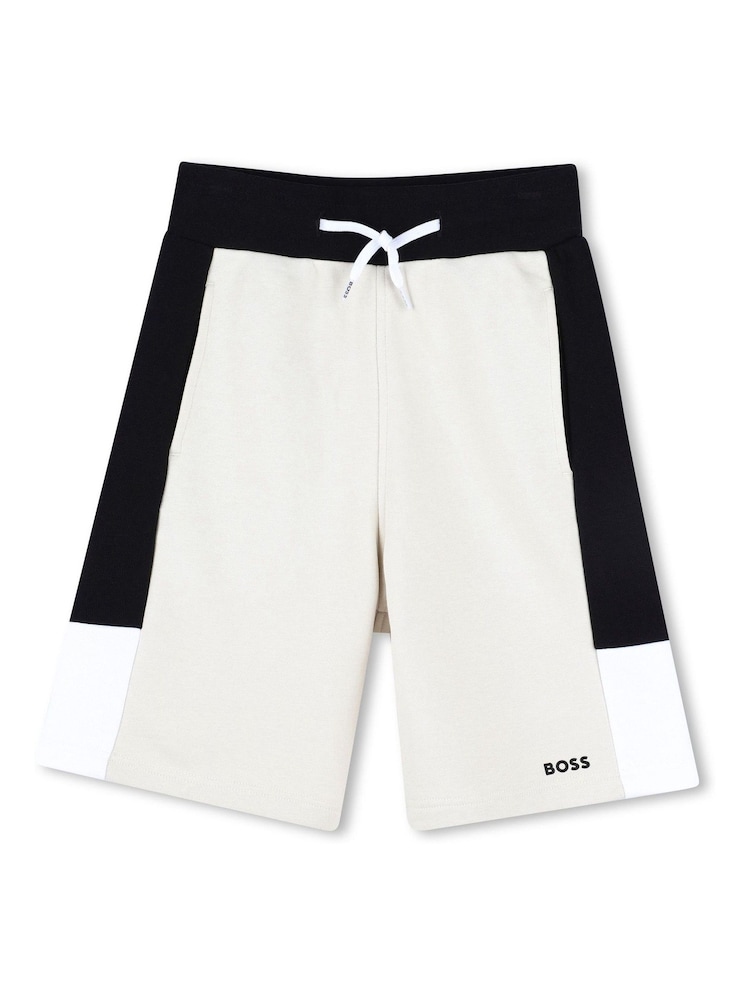 BOSS Colourblock Panel Logo Jersey Shorts - Bild 2 von 4 BOSS Colourblock Panel Logo Jersey Shorts - Bild 2 von 4
