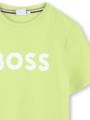 BOSS Green Logo Short Sleeve T-Shirt - Image 3 of 3